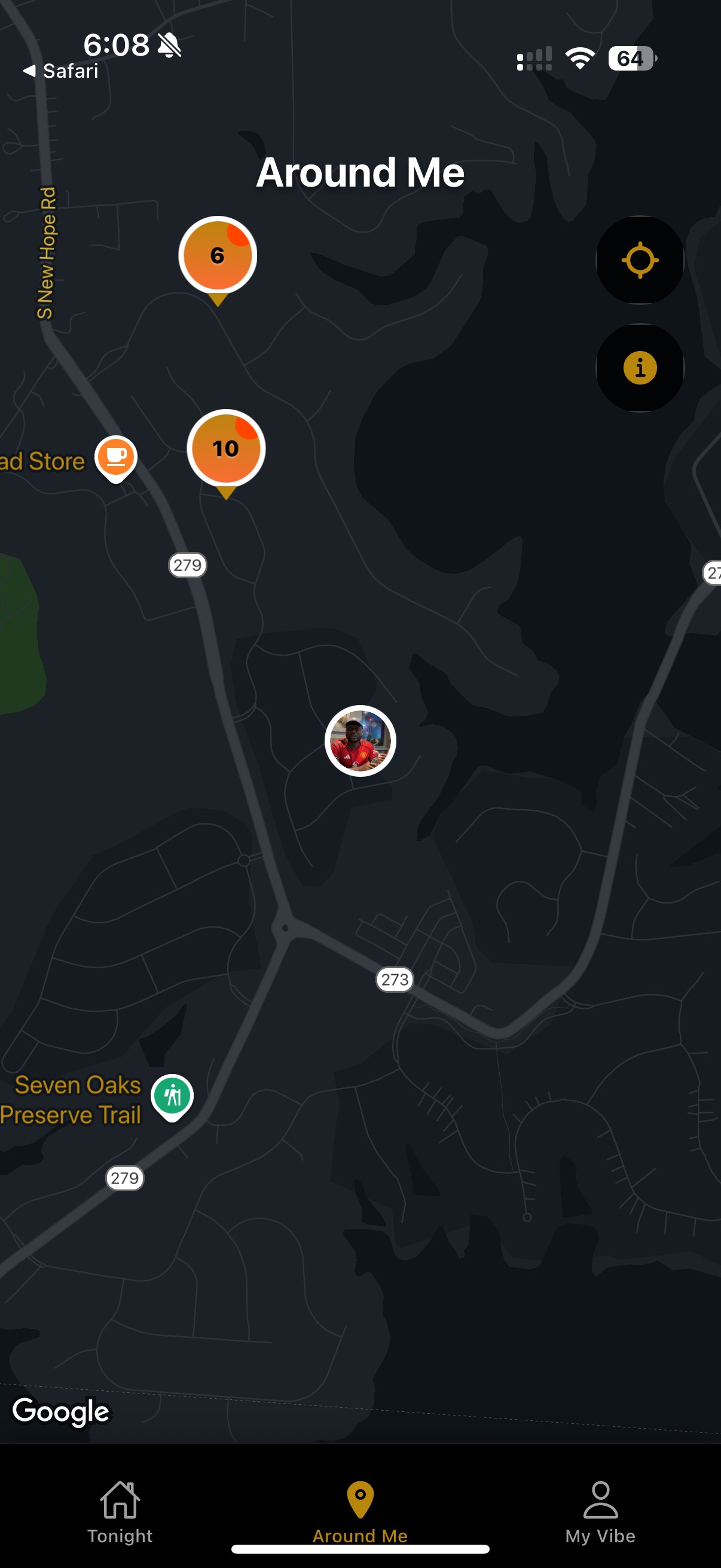 Accraaa App Map Screen